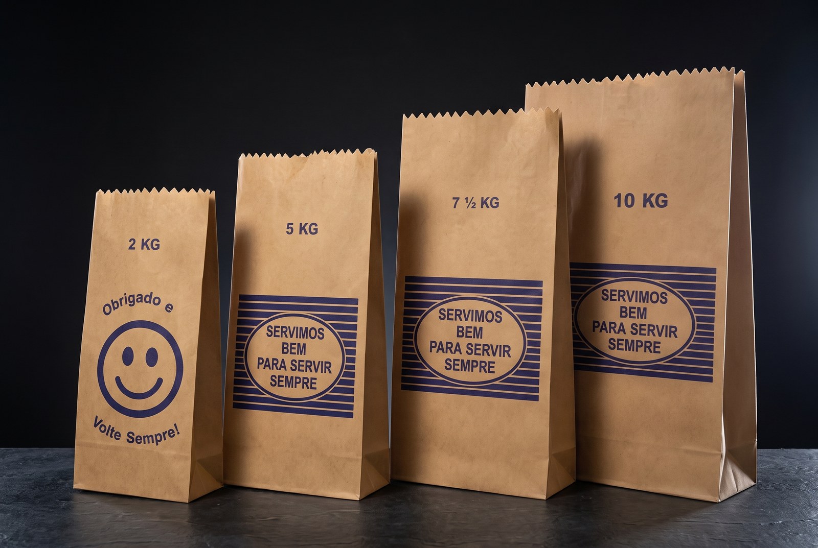 Sacos de papel kraft reforçados Braziltopp